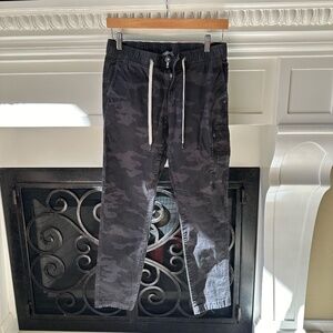 Vuori Ripstop Pants Women’s Small Charcoal DuraTerra Drawstring Mid Rise